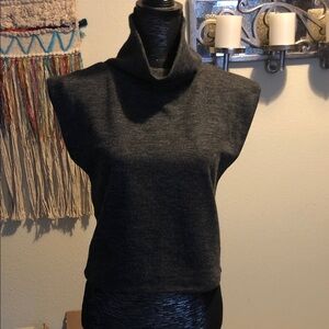 Women's Charcoal Gray Turtleneck Sweater